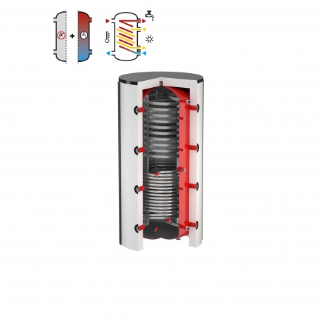 zásobník Flamco PS 1000L PR.850 BEZ IZOLACE