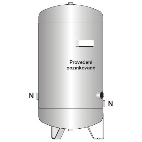 zásobník pozinkovaný Reflex ZLS 500/10BAR G2˝